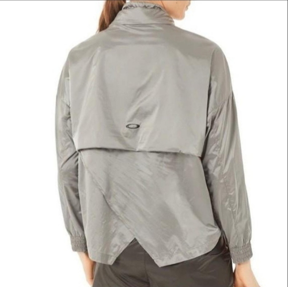 Oakley luxe anorak silver windbraker jacket - Picture 2 of 2